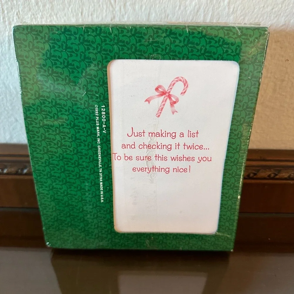 Vintage‎ Plus Mark Santa's Checking List Christmas Cards - Sealed Box of 20